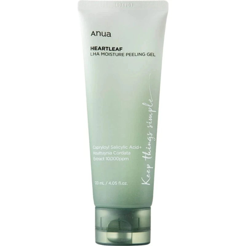 Anua Gel esfoliante con estratto di foglie di cuore e LHA, 120 ml