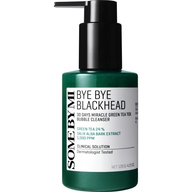 Some By Mi Bye Bye Blackhead Miracle Green Tea Tox Bubble Cleanser 120g