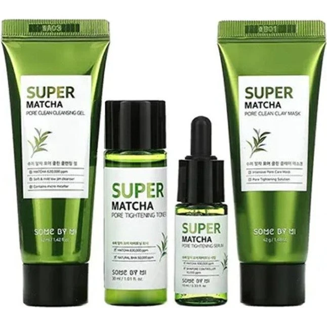 SOME BY MI - Super Matcha Pore Care Starter Kit (4 Articoli)