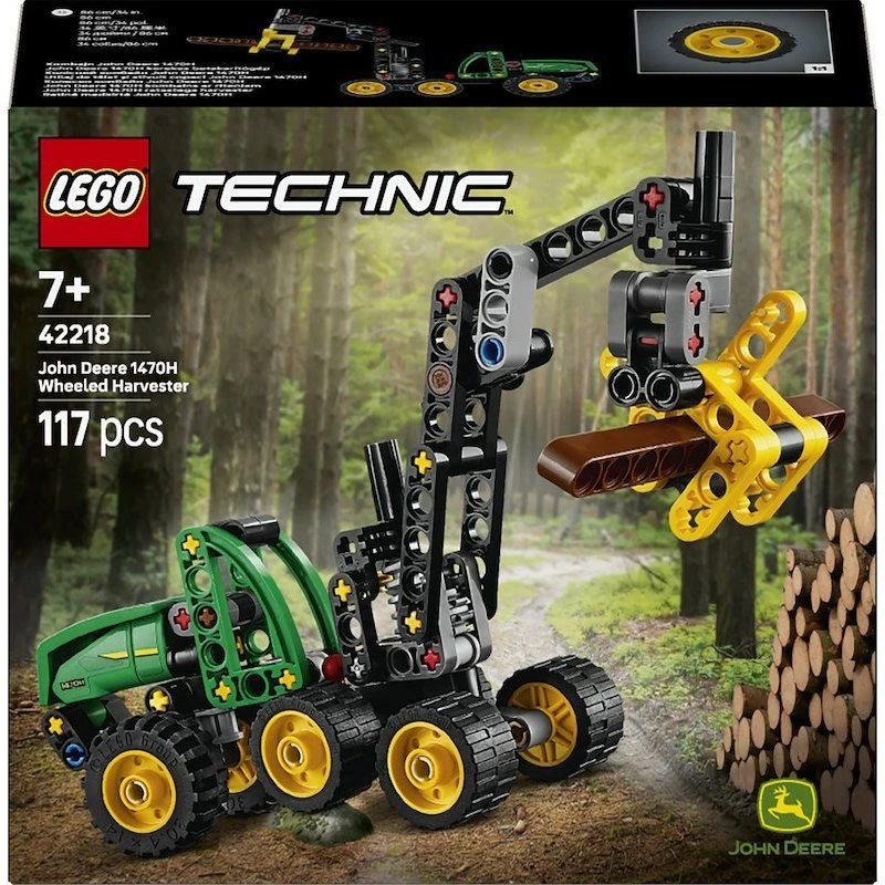 LEGO Technic John Deere 1470H Mietitrebbia Gommato 42218