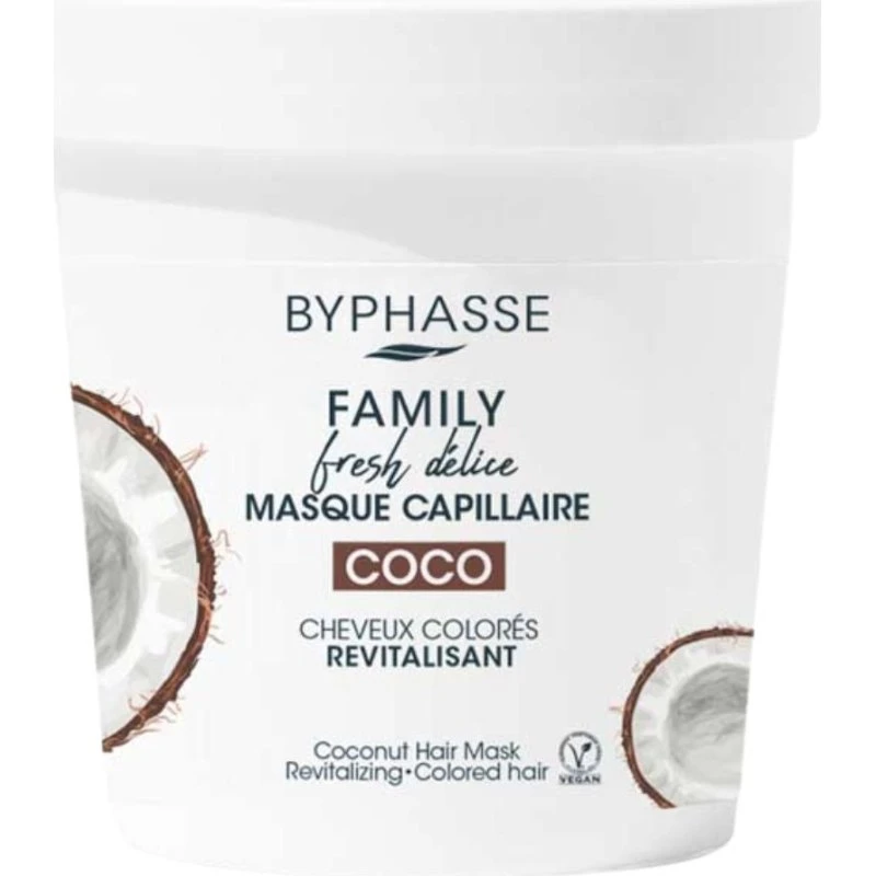 Byphasse Family Fresh Delice Maschera Capelli Cocco 250ml