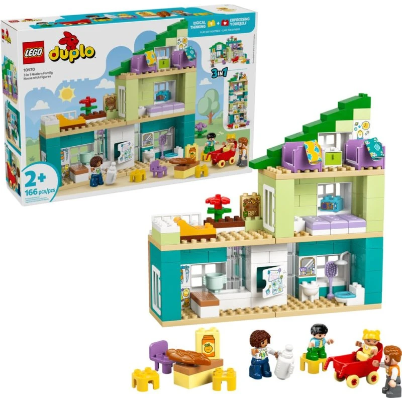 LEGO DUPLO Casa Familiare Moderna 3 in 1 - 10470