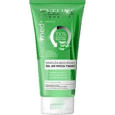 Eveline Facemed+ Gel Detergente Idratante e Lenitivo con Aloe