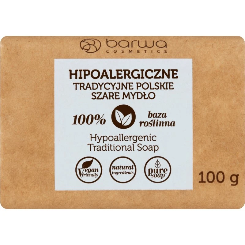Barwa Sapone Solido Grigio Ipoallergenico 100g