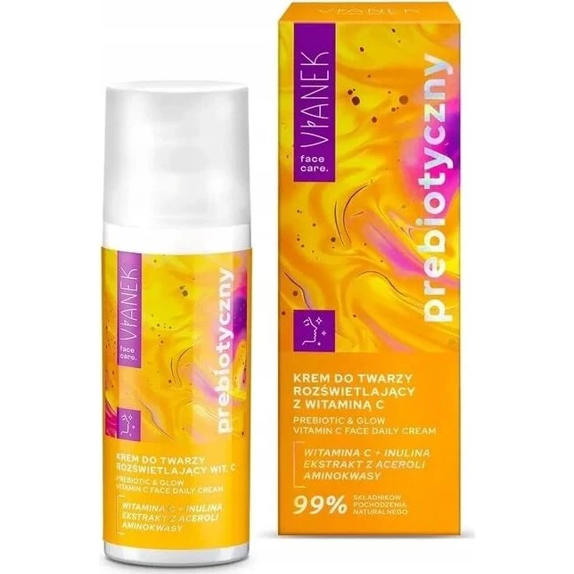 Vianek Crema Prebiotica Notte con Vitamina C - 50 ml