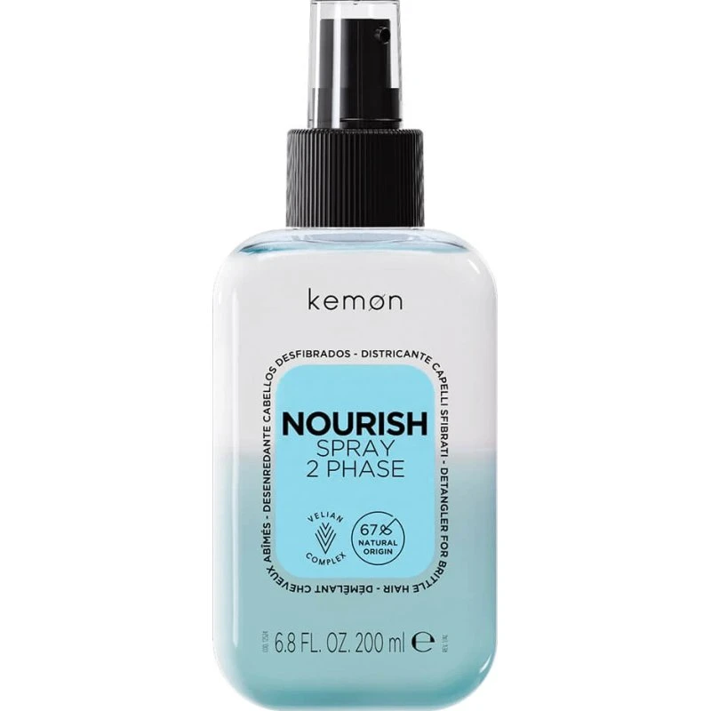 Kemon Nourish Spray Idratante Bifasico per Capelli 200 ml