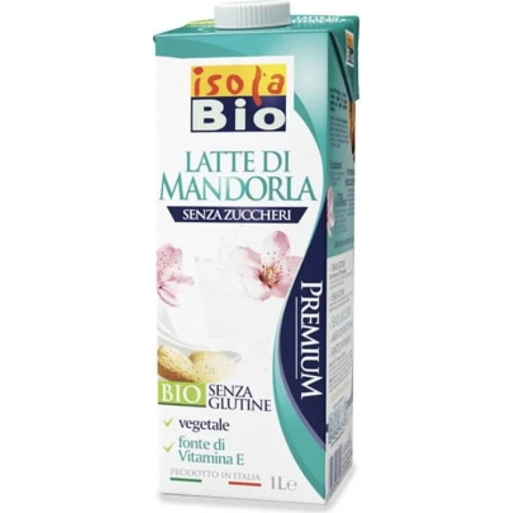 Isola Bio Latte di Mandorla Senza Zuccheri 1000 ml