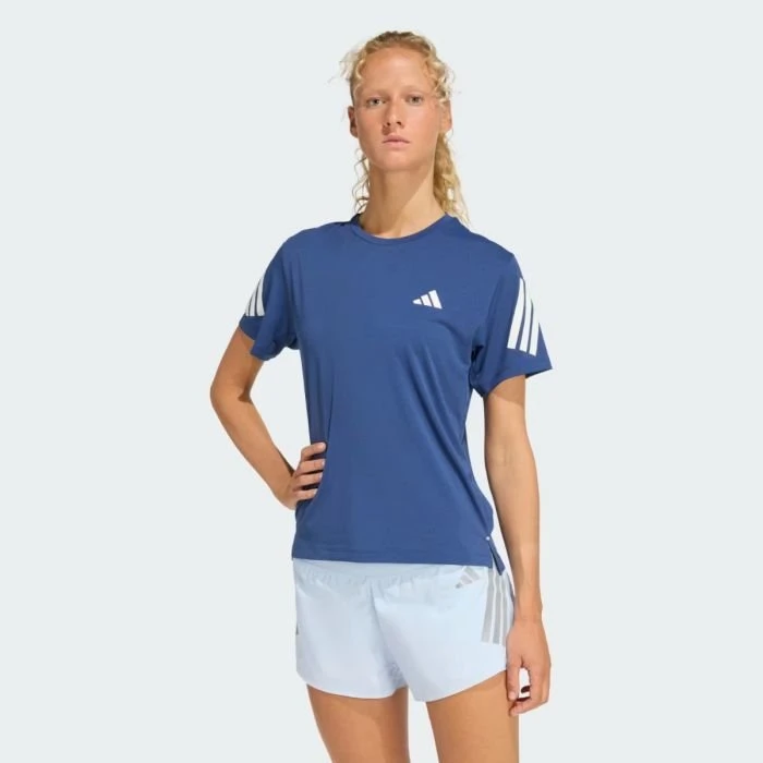 adidas Maglietta da Corsa Adi365 SS Tee L Blu Donna