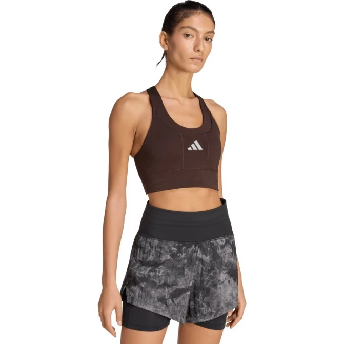 Reggiseno sportivo adidas Adi365 Running Pocket - Marrone
