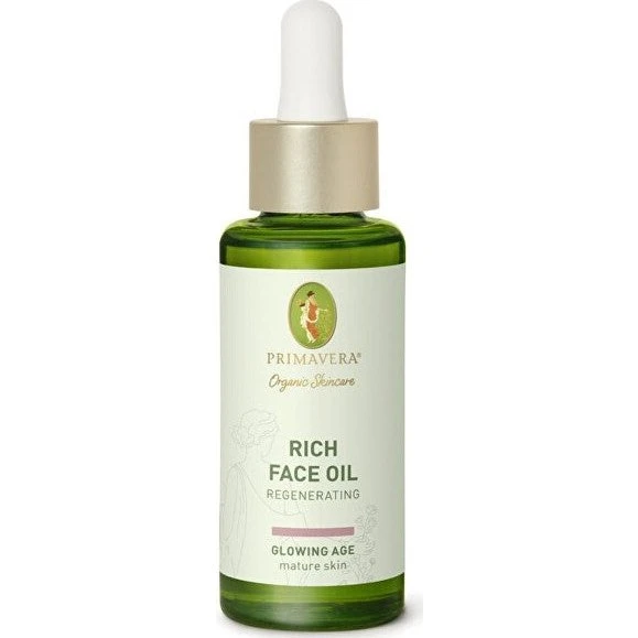 Primavera Organic Skincare Olio Viso Rigenerante Glowing Age 30 ml
