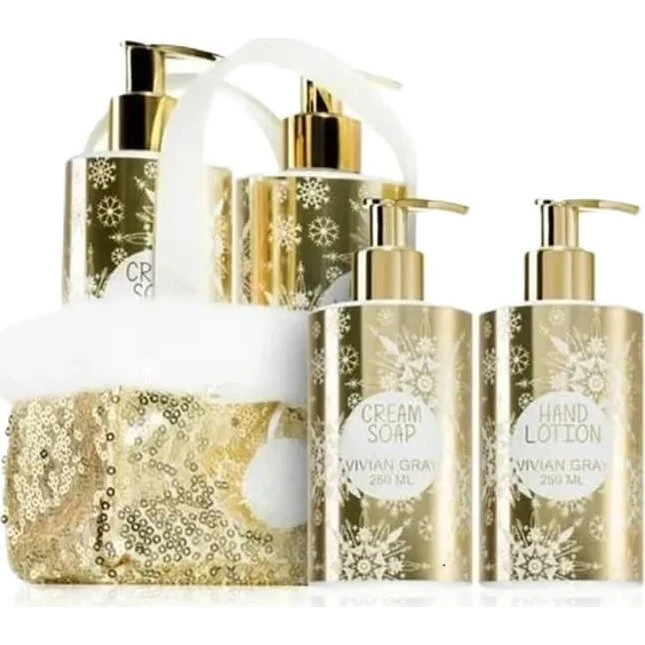 Vivian Gray Set Sapone Liquido e Crema Mani Golden Glitters