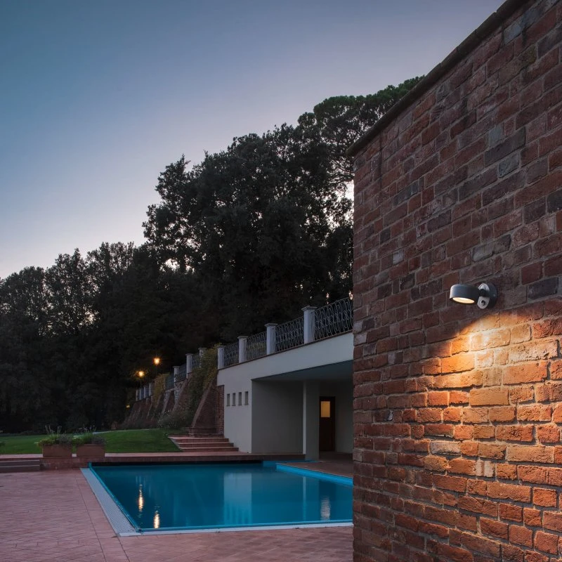 SLV Eskina Spot Applique da esterni LED con sensore, Antracite