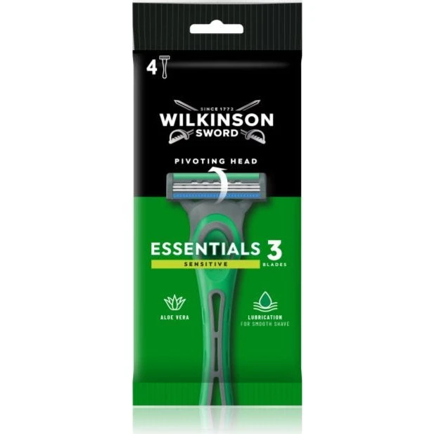 Wilkinson Extra3 Sensitive Rasoio Usa e Getta - 4 Pezzi