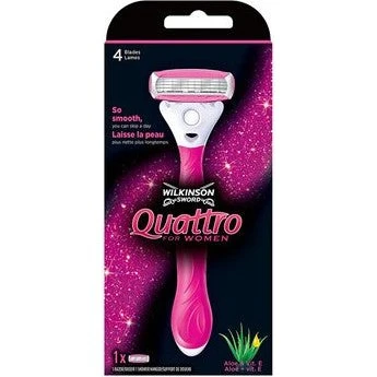 Wilkinson Sword Quattro Rasoi da Donna con 4 Lame