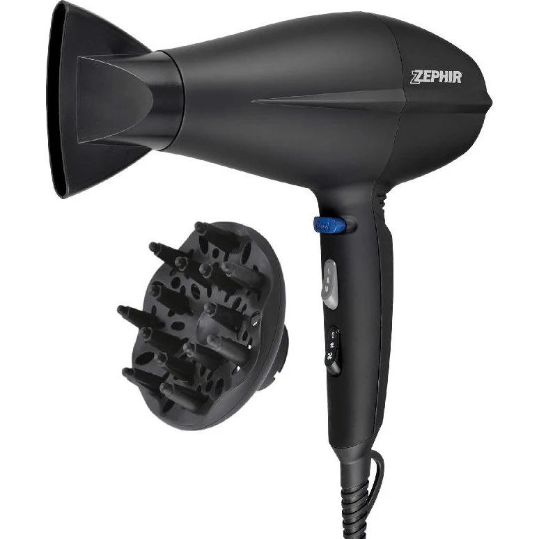 Zephir ZHB2002 Asciugacapelli 2200W Nero