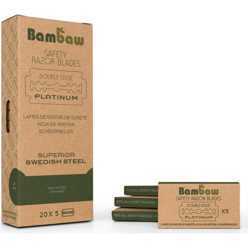 Bambaw Lame Rasoio di Sicurezza, 5 Pezzi