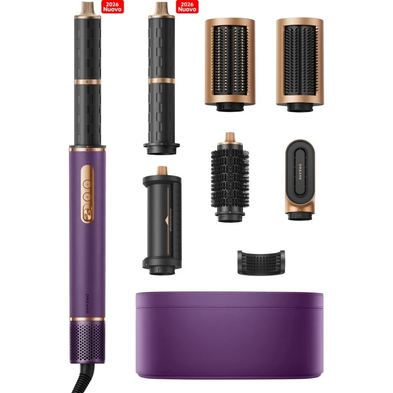 Dreame Airstyle Pro Asciugacapelli 7 in 1 Viola D'Oro