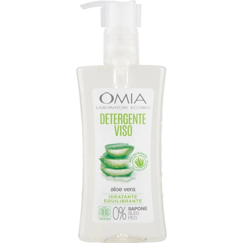 Omia Aloe Vera Detergente Viso Idratante 200ml