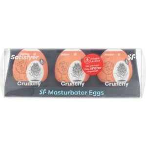 Satisfyer Huevos Masturbadores Crunchy Estuche 3 pz
