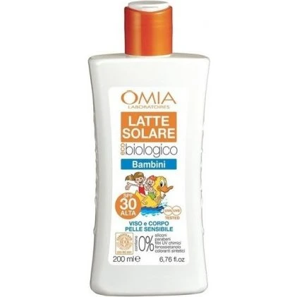 Omia Latte Solare Bambini Eco Biologico SPF 30 200 ml