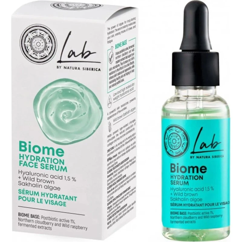 Natura Siberica Lab Biome Hydration Siero Viso Anti-età 30ml