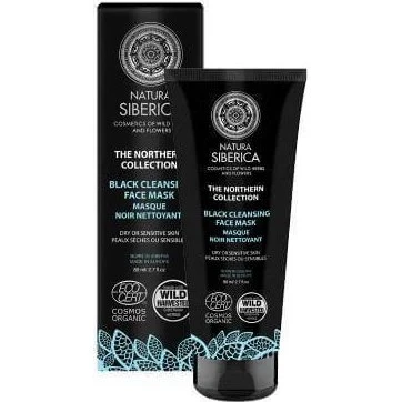 Natura Siberica Northern Collection Maschera Detergente Nera