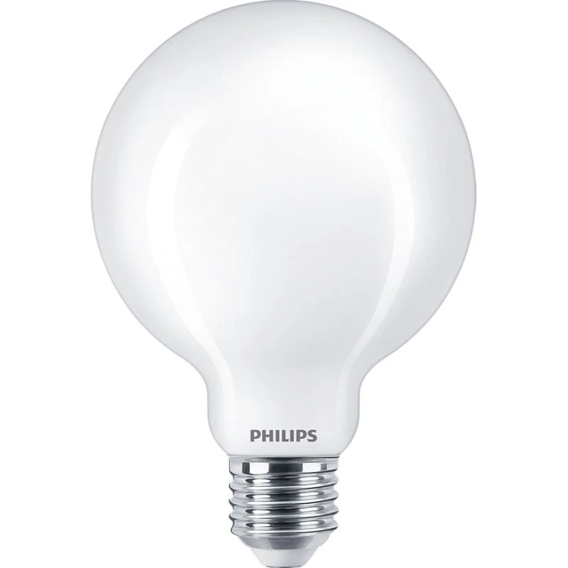 Philips Globo Lampadina Led 60W E27 Bianco Caldo