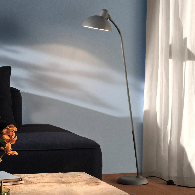 Fritz Hansen Kaiser Idell 6556-F Piantana Grigio Satinato
