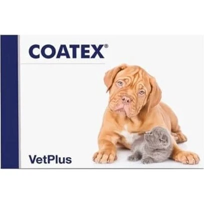 VetPlus Coatex - Integratore Pelle e Pelo per Cani e Gatti, 60 Capsule