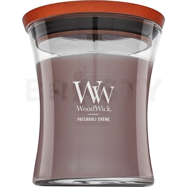 Woodwick Core Candela Profumata Patchouli Creme, 275 g
