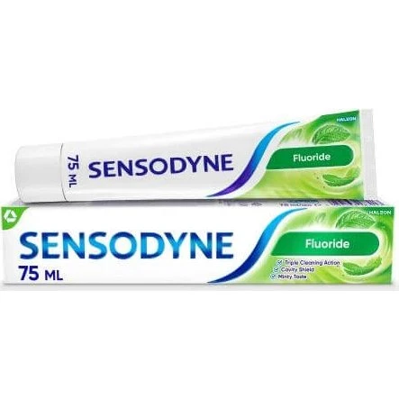 Sensodyne Dentifricio al Fluoro e Menta, 75 ml