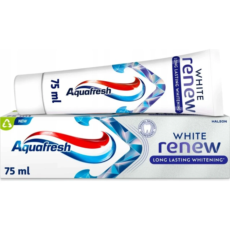 Aquafresh Renew Dentifricio Sbiancante a Lunga Durata