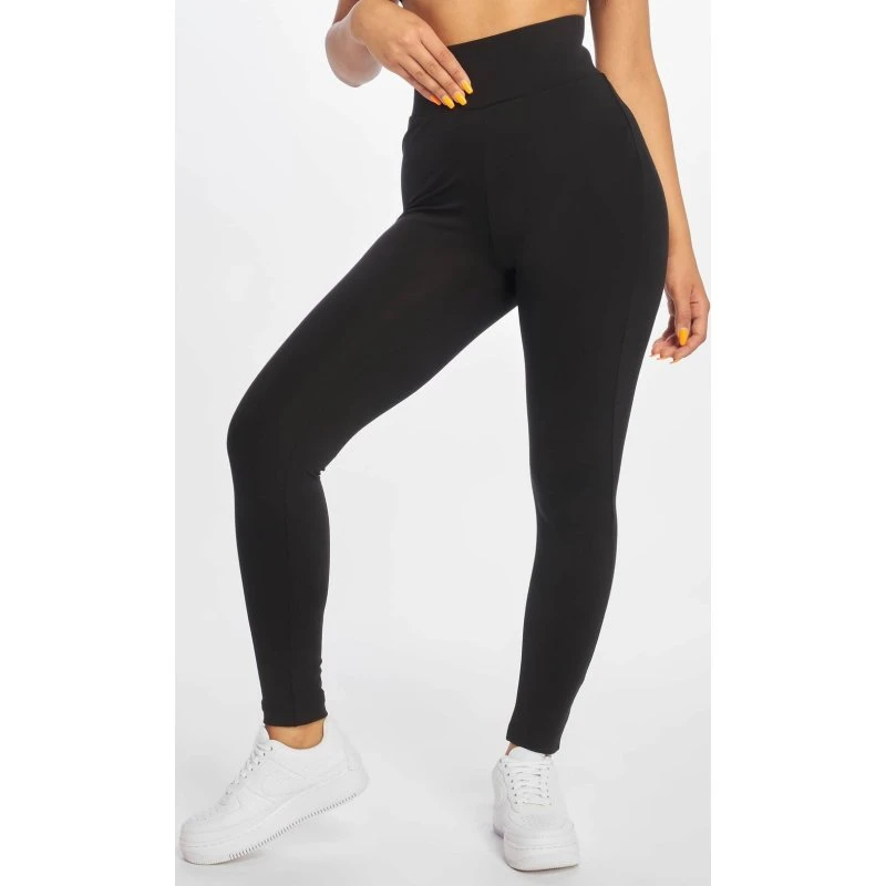 Urban Classics Leggings Neri a Vita Alta per Donna