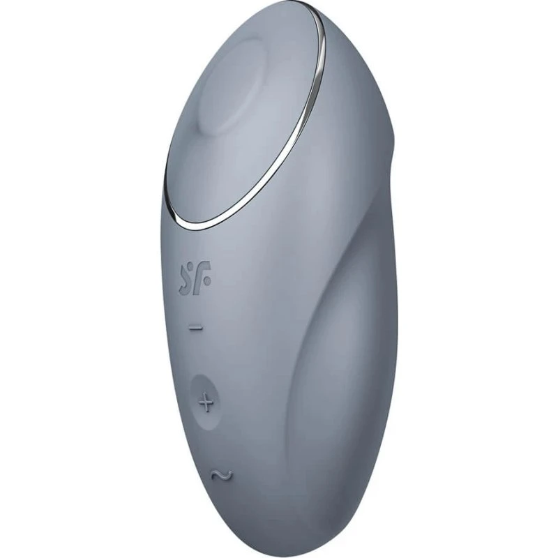Satisfyer Tap & Climax 1 Vibratore con Funzione Tapping Grigio