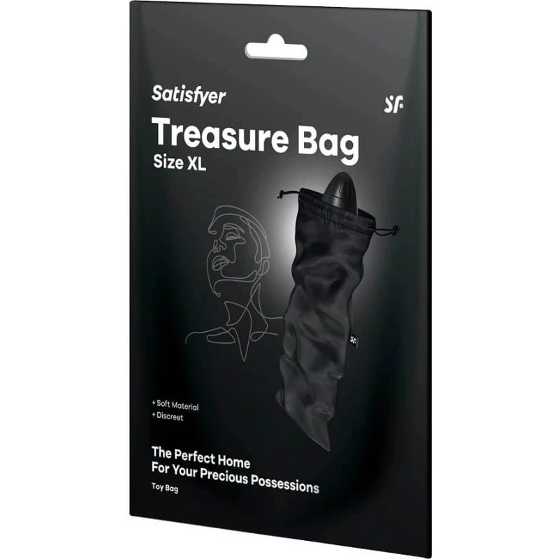 Satisfyer Treasure Bag XL Black - Custodia per accessori
