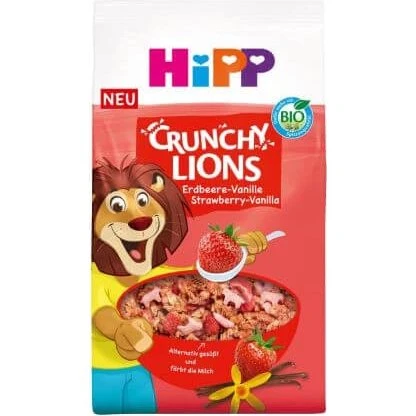 HiPP Muesli Croccante Biologico Fragola e Vaniglia 300 g