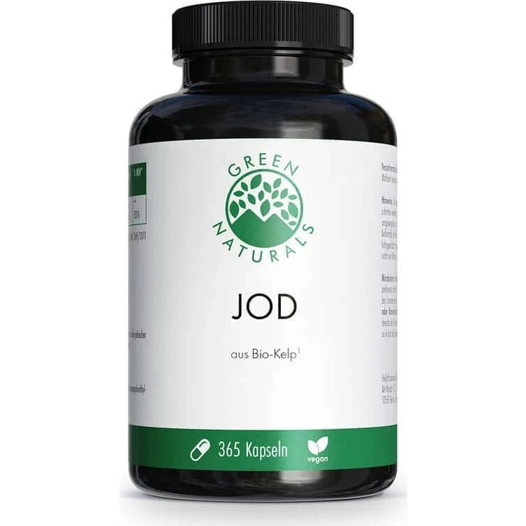 Green Naturals Iodio da Kelp Biologico 200 µg - 365 Capsule