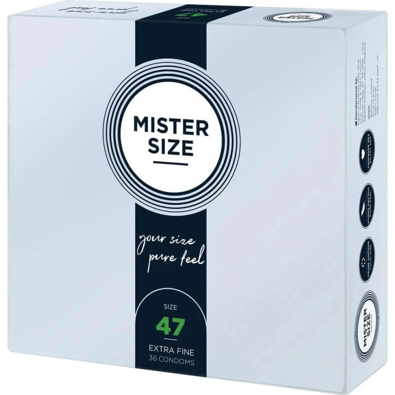 Mister Size Preservativi 47 mm - 36 pezzi