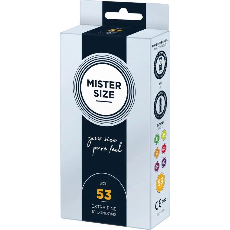 Mister Size Preservativi 53 mm - 10 pezzi