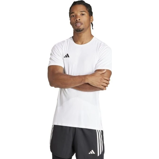 adidas Adizero T-Shirt da Uomo - Bianco, Taglia S
