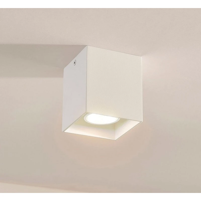 Plafoniera LED Carson Arcchio Bianca - Design Angolare Moderno