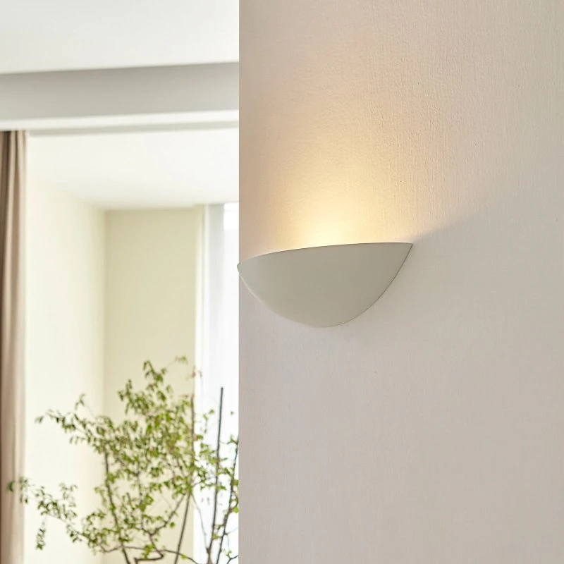 Lindby Applique in gesso Guilia a forma di coppa