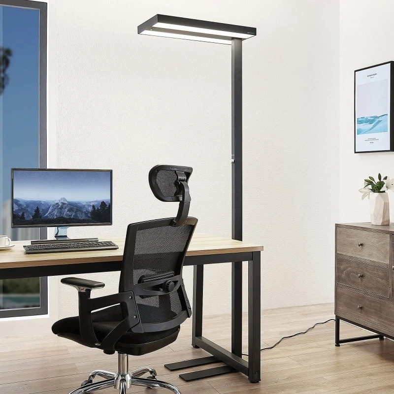 Arcchio Piantana LED Logan Pro, Nera, con Sensore e Dimmer