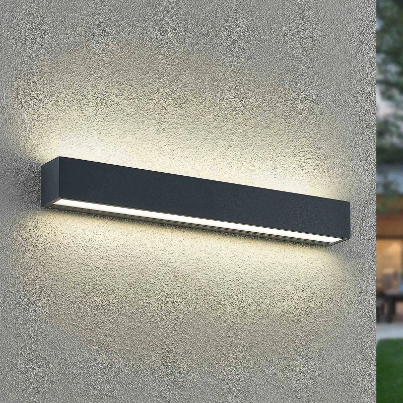 Arcchio Applique a LED Lengo 50 cm Antracite CCT Up/Down