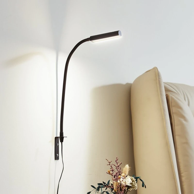 Lindby Flexola Square Applique LED Quadrata Nera