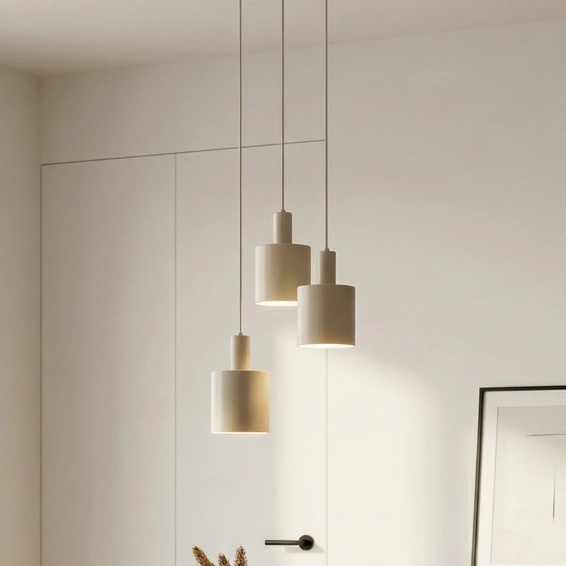 Lindby Ovelia 3 Round Lampada a Sospensione Beige