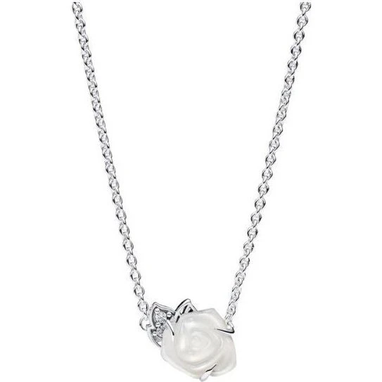 Pandora Collana Rosa Bianca 393206C01-45