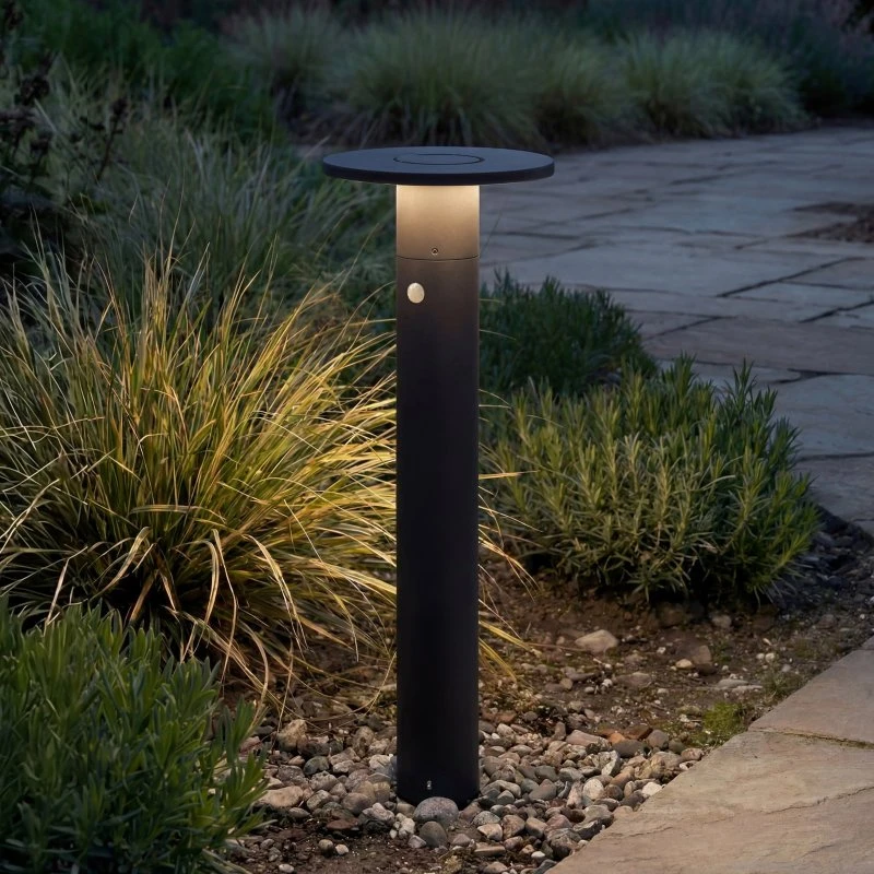 Lampione a LED Tovio Antracite con Sensore - 81 cm