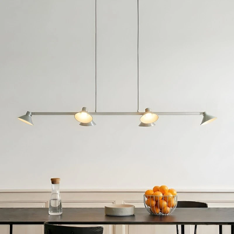 Lucande Lampada LED a sospensione Steve, Alluminio, 113 cm