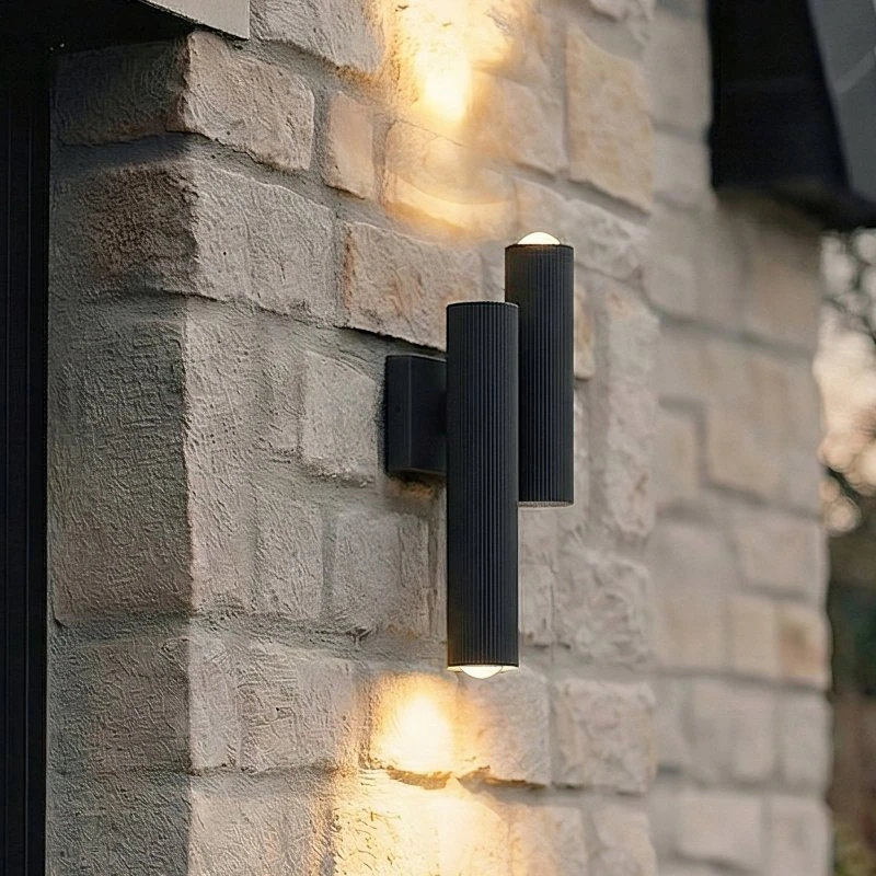 Lucande Applique da esterni LED Torvian, Antracite, 2 Luci